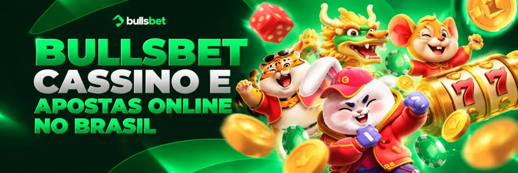Bullsbet Casino e apostas online no Brasil com mascotes, caça-níqueis, fichas e moedas douradas